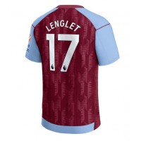 Aston Villa Clement Lenglet #17 Domáci futbalový dres 2023-24 Krátky Rukáv